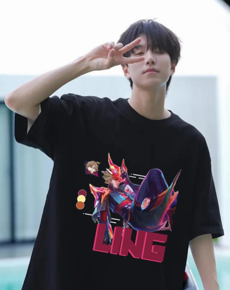 Ling Tasarımlı Unisex Tişört – Mobile Legends t-shirt