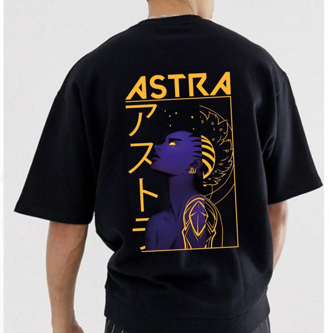 Astra Valorant karakterine özel tişört - unisex