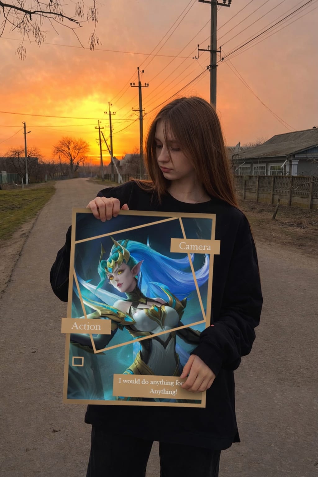 Selena Mobile Legends karakterine özel sweetişört