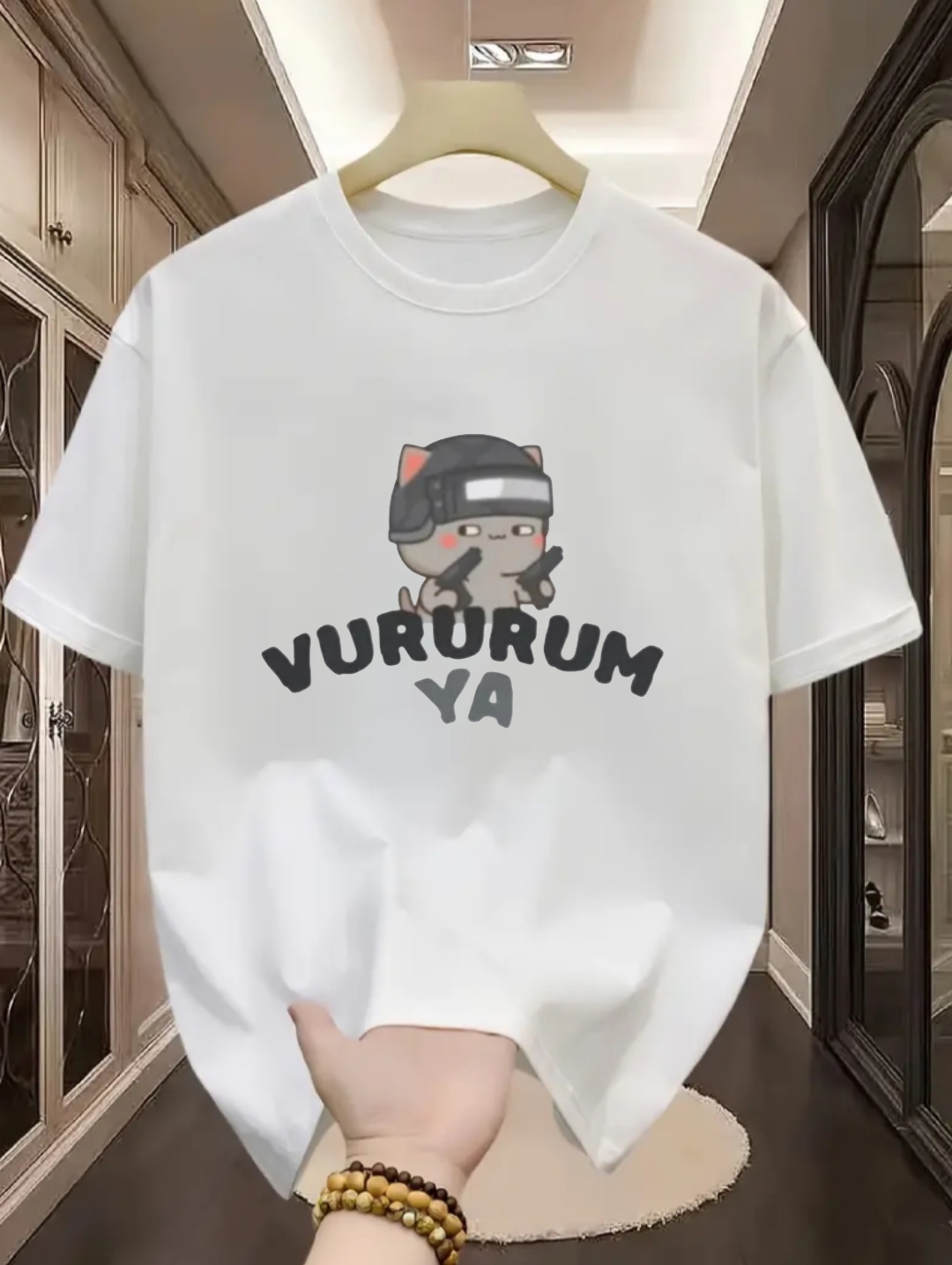 Pubg Mobile İronik ve sevimli T-shirt tasarımı