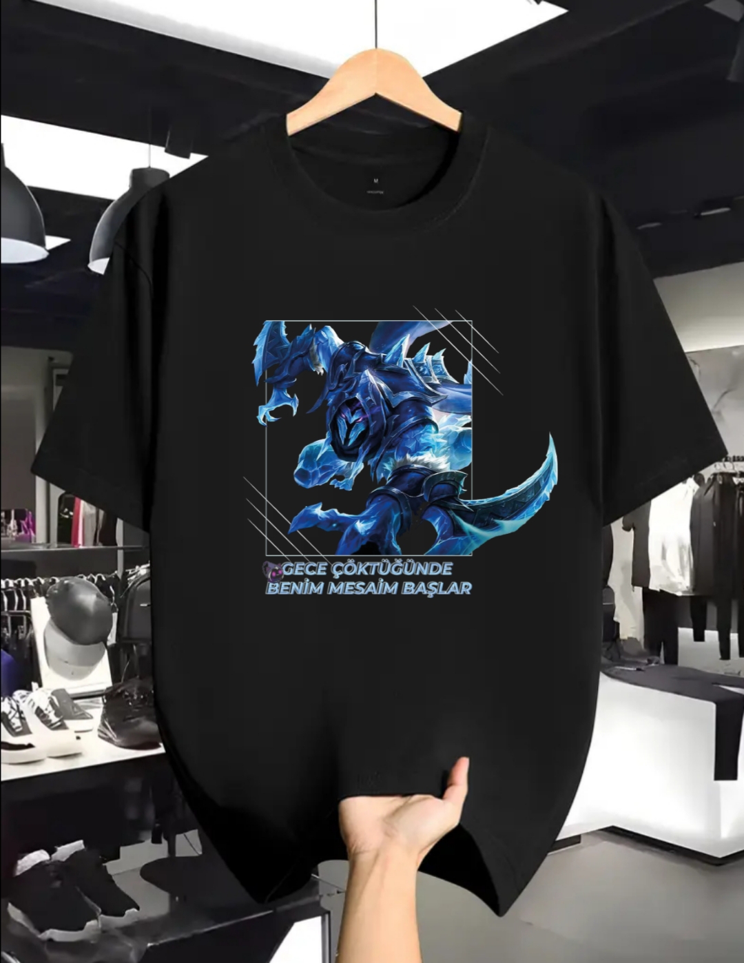Helcurt Karakterine özel mobile Legends tişört unisex
