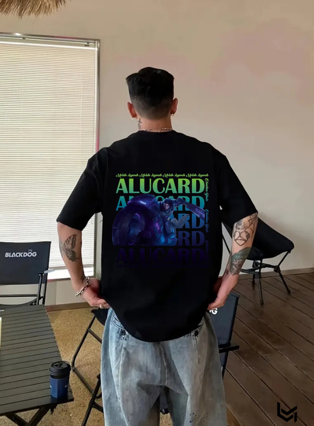 Alucard Karakterine Özel Renkli  Mobile Legends Unisex tişört