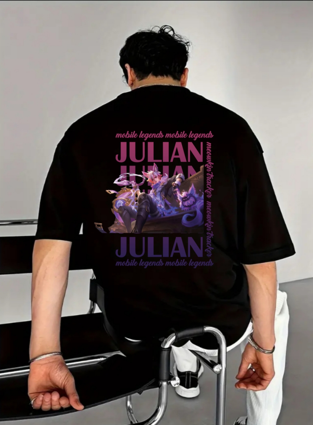 Julian karakterine özel Kostümlü tişört Mobile Legends Unisex tişört