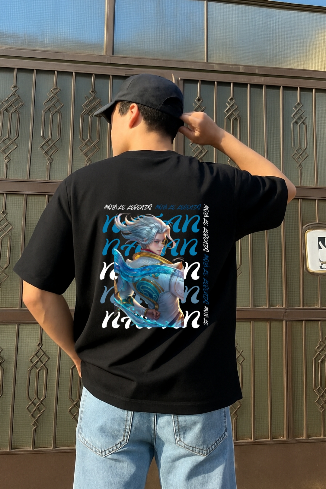 Natan Gelgit Lordu Karakterine özel Mobile Legends Tişört - Unisex